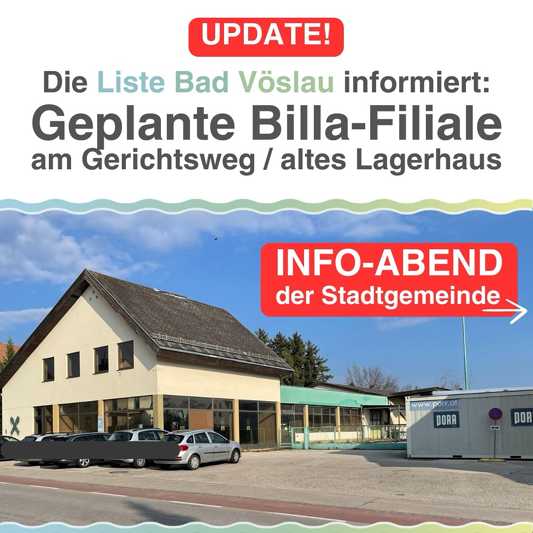 Ein kleiner Erfolg: Informationsveranstaltung zum Billa Gerichtsweg