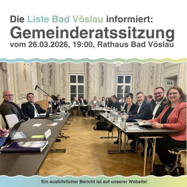 Gemeinderatssitzung vom 26.03.2026