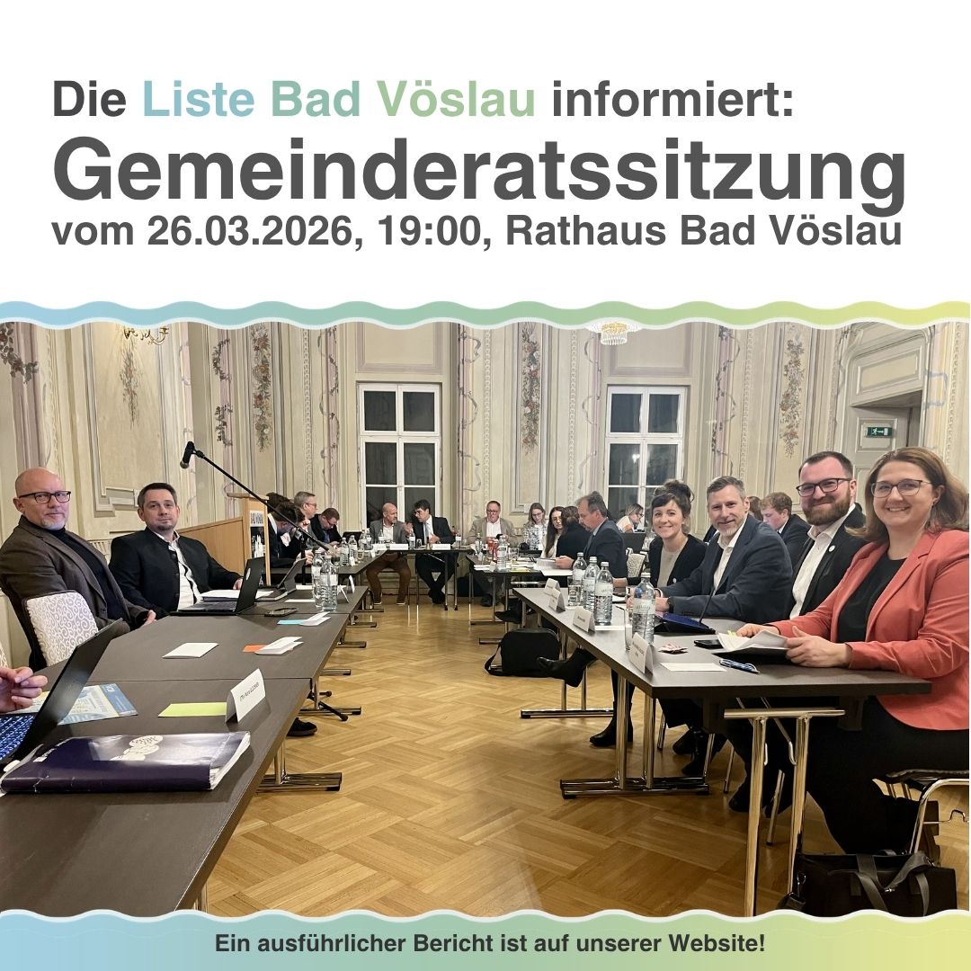 Gemeinderatssitzung vom 26.03.2026