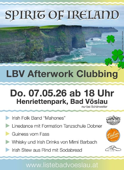 LBV Afterwork „Spirit of Ireland“ – 7.5.2026