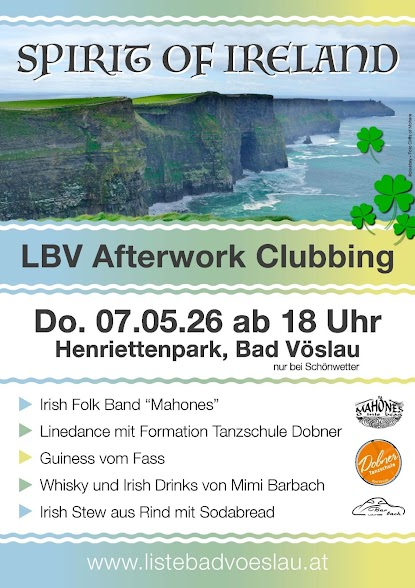 LBV Afterwork „Spirit of Ireland“ – 7.5.2026
