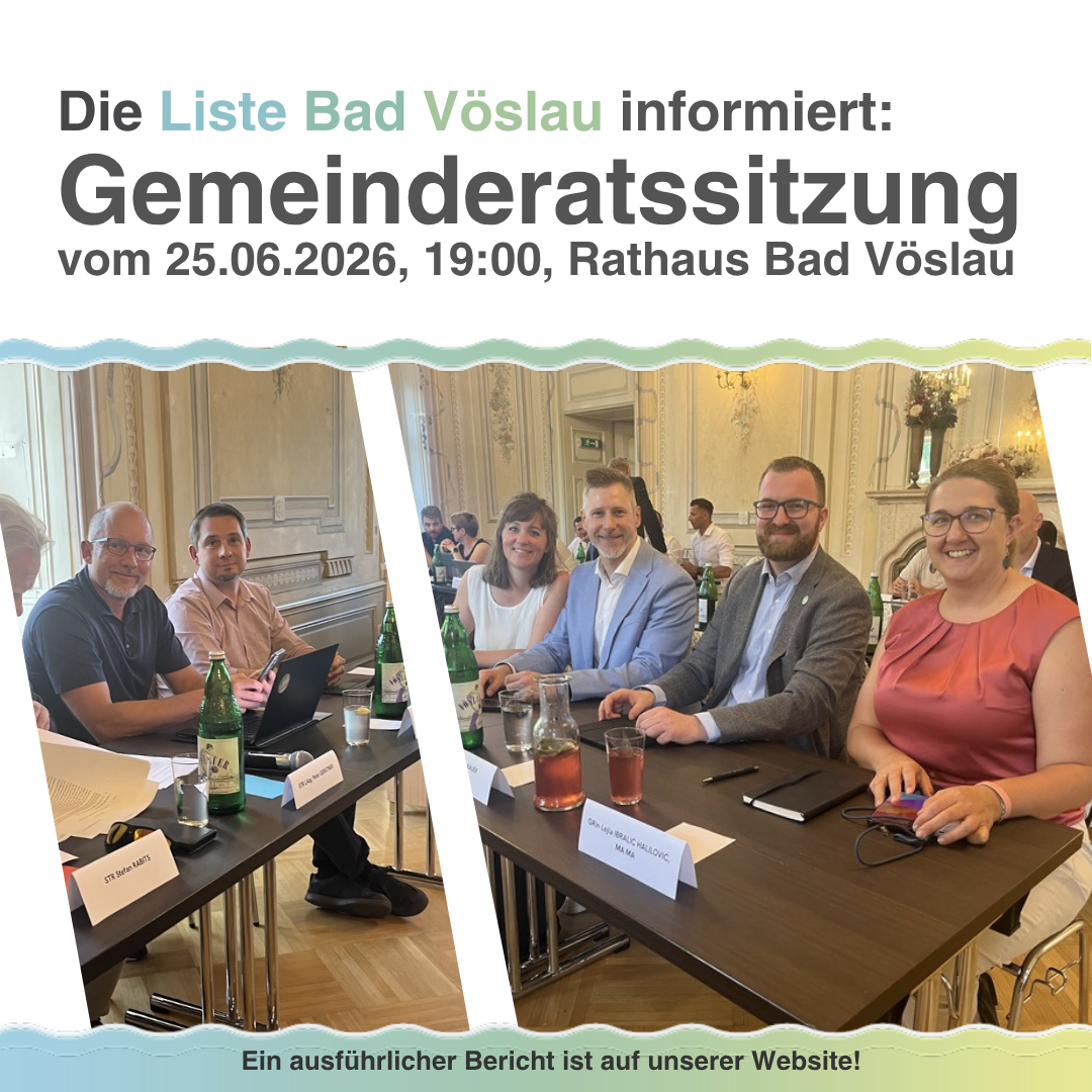 Gemeinderatssitzung vom 25.06.2026